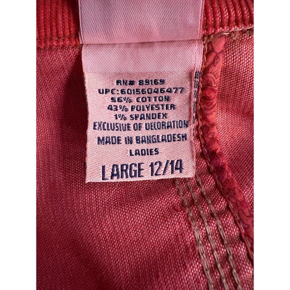 Upcycled Red Corduroy Fur Collar Jacket Penny Lane Mob Wife Boho Glam 70s Style - Picture 9 of 9